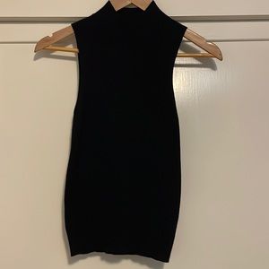 Express Ribbed High Neck Tank